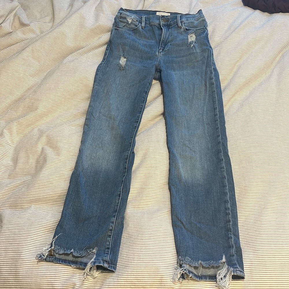 FRAME Le High Straight jean